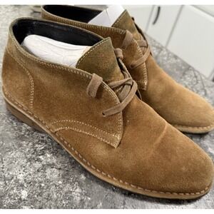 Aston Grey Boots Men  Sahara Suede Chukka  Casual‎ Ankle Boots Tan Sz 10.5